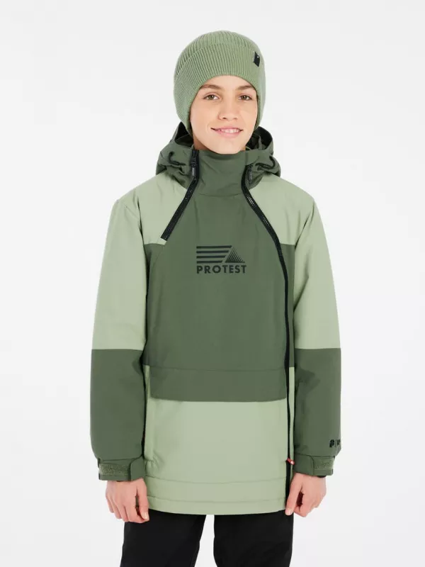 PRTWARK JR snowjacket Marl Green